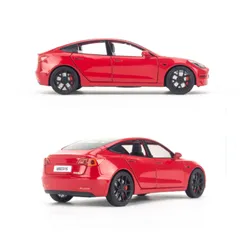 Mô Hình Xe Ô Tô Tesla Model 3 Tỉ Lệ 1:24 XLG - Chi Tiết Tinh Xảo, Mở 4 Cửa, Quà Tặng Độc Đáo cho Fan Xe Hơi