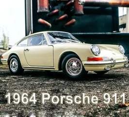 Mô Hình Xe Porsche 911 1964 Tỉ Lệ 1:24 Welly - Chi Tiết Tinh Xảo, Sang Trọng, Đồ Chơi Trưng Bày Tham Khảo Cho Fan Xe Hơi