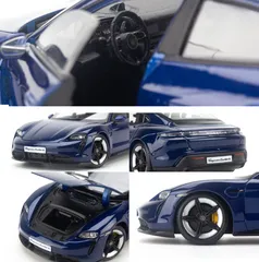 Mô Hình Xe Porsche Taycan Turbo S 2019 Tỉ Lệ 1:24 Bburago - Mô Phỏng Chi Tiết, Trưng Bày Nội Thất Hoàn Hảo