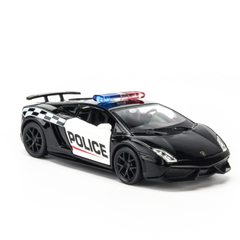 Mô hình xe UNI Lamborghini Gallardo Police LP570-4 tỉ lệ 1:36 - Đồ Chơi Sưu Tầm Kiểu Dáng Sang Trọng cho Người Đam Mê Xe Hơi