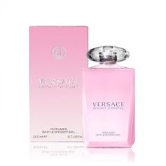 Sữa Tắm Nước Hoa Versace Bright Crystal 200ML - Gel Tắm Đem Lại Sự Tươi Mát và Gợi Cảm, Hương Quả Lựu và Hoa Mẫu Đơn.