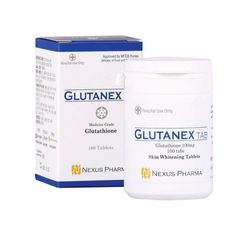 Viên Uống Hỗ Trợ Trắng Da Glutanex Tab Hàn Quốc - Chiết Xuất Glutathione Tinh Khiết Dưỡng Sáng Da, Chống Lão Hóa, Giúp Da Mịn Màng 100 Viên