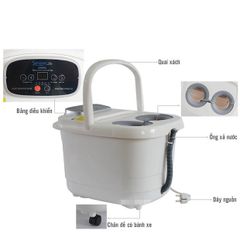 Bồn Ngâm Chân Massage Hồng Ngoại SereneLife SP12 - 6 Con Lăn Tự Động, Nhiệt Độ Lên Đến 48°C, Thư Giãn Tối Đa, Hẹn Giờ Tiện Lợi
