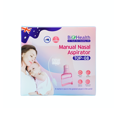 Dụng cụ hút mũi Biohealth Top-08 cho bé - Hút nhẹ nhàng, an toàn với đầu silicon mềm, tiện lợi cho mẹ chăm sóc sức khỏe trẻ nhỏ