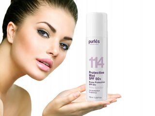 Kem Chống Nắng Purles 114 Protective Mist SPF 50+ Dành Cho Da Kích Ứng - Kiểm Soát Nhờn, Không Gây Trắng Bệt, Dưỡng Ẩm Tối Ưu