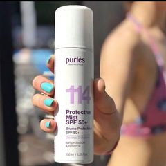 Kem Chống Nắng Purles 114 Protective Mist SPF 50+ Dành Cho Da Kích Ứng - Kiểm Soát Nhờn, Không Gây Trắng Bệt, Dưỡng Ẩm Tối Ưu