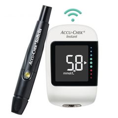 Máy Đo Đường Huyết Accu-Chek Instant - Kết Quả Nhanh Chỉ 4 Giây, Thiết Kế Nhỏ Gọn, Thích Hợp Sử Dụng Cá Nhân, Thiết Bị Y Tế Chính Hãng