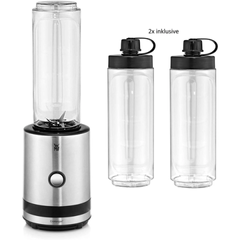 Máy Xay Sinh Tố Mini WMF Kitchenminis Smoothie To Go - Thiết Kế Gọn Nhẹ, 4 Lưỡi Dao Sắc Bén, Dung Tích 600ml, Phù Hợp Đi Làm và Tập Luyện