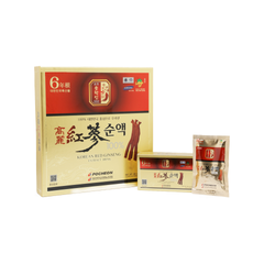 Nước Hồng Sâm Nguyên Chất Pocheon Hàn Quốc - Hỗ Trợ Bồi Bổ Sức Khỏe và Làm Đẹp Da, Hộp 30 Gói 80ml