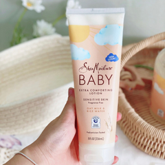 Sữa Dưỡng Ẩm Cho Bé Shea Moisture Oat Milk & Rice Water Lotion 236ml - Giúp Da Mềm Mại, Khỏe Mạnh, An Toàn Cho Trẻ Sơ Sinh