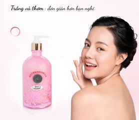 Sữa Tắm Làm Sáng Mịn Da 6 in 1 Oshirma Bath & Shower - Dưỡng Da Trắng Sáng Mịn Màng Với Hoa Cúc Nhật, Hương Thơm Quyến Rũ