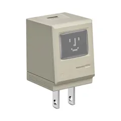 Bộ Sạc Nhanh GaN Shargeek Retro 35W S035 Có LED - Thiết Kế Máy Macintosh Cổ Điển, Sạc Nhanh Cho Điện Thoại, iPad, Laptop