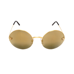 Kính mắt Cartier Grey Round Ladies Sunglasses CT0022S 006 58