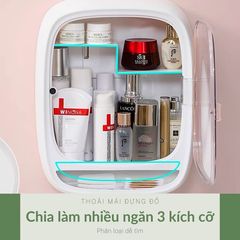 Kệ Dán Tường Đa Năng Horoki 3635 - Chống Bụi, Thiết Kế Sang Trọng, Tối Ưu Không Gian, Đựng Đồ Mỹ Phẩm và Nhà Tắm