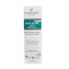 Kem Dưỡng Floslek Anti Acne Mattifying Cream 50ml - Dưỡng Ẩm, Kiểm Soát Dầu, Ngăn Ngừa Mụn Cho Da Dầu, Da Mụn