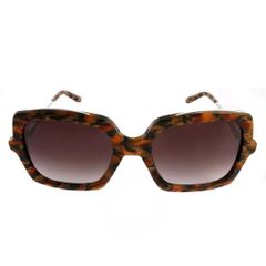 Kính mát nữ Cartier Brown Gradient Square Ladies Sunglasses CT0117SA 003 54
