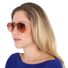 Kính mắt Cartier Brown Pilot Ladies Sunglasses CT0298S 008 59