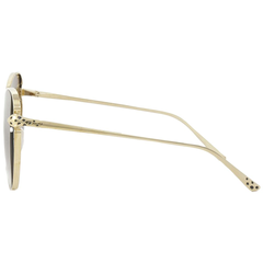 Kính mắt Cartier Gold Flash Grey Butterfly Ladies CT0236S 001 57