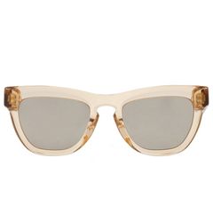Kính mát nữ Burberry Light Brown Mirrored Gold Square Ladies Sunglasses BE4415U 40635A 52