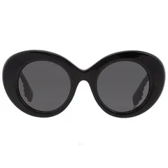 Kính mát nữ Burberry Margot Dark Grey Oval Ladies Sunglasses BE4370U 300187 49