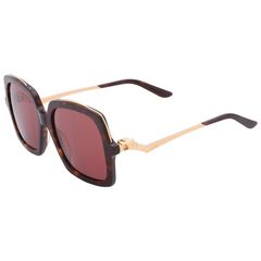 Kính mát nữ Cartier Red Square Ladies Sunglasses CT0117S 002 54