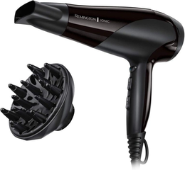 Máy Sấy Tóc Remington Ionic Dry D3190 2200W - Công Nghệ Sấy Ion, 3 Chế Độ Nhiệt, Tóc Mượt Mà, Phù Hợp Tóc Xoăn và Thẳng