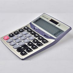 Máy Tính Cầm Tay Flexoffice FLEXIO CAL-03S - Màn Hình LCD 12 Chữ Số, Chất Liệu Acrylic, Nguồn Năng Lượng Sạch