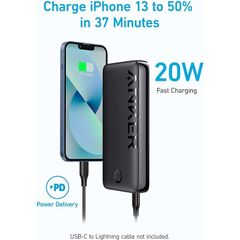 Pin Sạc Dự Phòng Anker 335 PowerCore 20K A1288 20000mAh, Sạc Nhanh PD 20W, Tương Thích Nhiều Thiết Bị, Sạc 3 Cổng USB