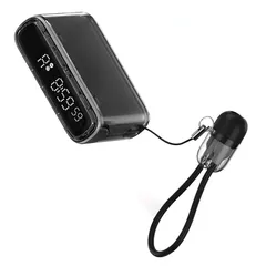 Pin sạc dự phòng Shargeek Starship Seer 10000mAh 35W có đồng hồ kỹ thuật số đa năng - Sạc nhanh, Dự đoán thời gian sạc, Thiết kế tiện lợi