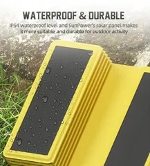 Pin sạc dự phòng Shargeek Storm 2 Solar Panel 12W - Năng lượng mặt trời, chống nước IP54, lý tưởng cho hoạt động ngoài trời