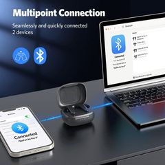 Tai nghe Bluetooth TWS Earfun Air Pro 3 - Chống ồn chủ động, Chất âm sống động, IPX5, Chế độ game, Bluetooth 5.3