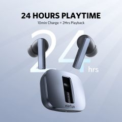 Tai Nghe Bluetooth TWS Earfun Air Pro SV - Micro Chống Ồn, Kết Nối Bluetooth 5.2, Thời Gian Sử Dụng 24 Giờ, Chống Nước IPX5