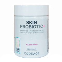 Viên Lợi Khuẩn Da Codeage Skin Probiotic Beauty - Hỗ Trợ Giảm Viêm, Cải Thiện Mụn và Nâng Cao Sức Khỏe Da, 60 Viên