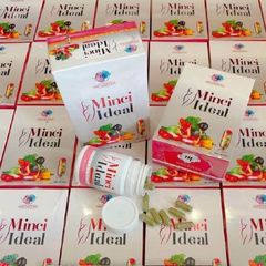 Viên Uống Giảm Cân Minci Ideal - Hỗ Trợ Tăng Chuyển Hóa, Ngăn Mỡ Dư Thừa, Vóc Dáng Thon Thả - Lọ 40 Viên Thiên Nhiên An Toàn