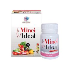 Viên Uống Giảm Cân Minci Ideal - Hỗ Trợ Tăng Chuyển Hóa, Ngăn Mỡ Dư Thừa, Vóc Dáng Thon Thả - Lọ 40 Viên Thiên Nhiên An Toàn