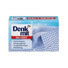 Xà Phòng Tẩy Trắng Cổ Áo Denkmit Gallseife - Giúp Loại Bỏ Vết Bẩn Dầu Mỡ, Son Môi, Mực - 100g Chính Hãng Đức