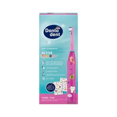 Bàn Chải Điện Dontodent Active Young Cho Bé Từ 4 Tuổi - Làm Sạch Răng Miệng Nhẹ Nhàng, Tốc Độ 6.000 Vòng/Phút