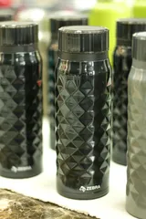 Bình Giữ Nhiệt Inox Cao Cấp Diamond Zebra 500ml - Thiết Kế Hình Khối Kim Cương, Giữ Nhiệt Đến 12 Giờ, Sang Trọng và Tiện Lợi