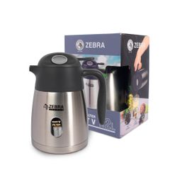 Bình Giữ Nhiệt Inox Smart V Zebra Có Lọc Trà - Phiên Bản Dung Tích 1.2L, 1.5L, 2L, Giữ Nhiệt 12 Giờ, Bình Thủy Tinh Thời Trang, Tặng Bạn Bè