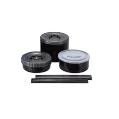 Bộ Hộp Cơm Giữ Nhiệt Peacock ARL-18, Inox SUS304 Chống Gỉ, Dung Tích 1.8L, 3 Ngăn Nhỏ Có Nắp, Hộp Đũa Tiện Lợi