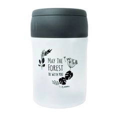 Hộp cơm giữ nhiệt Inox 380ml kèm muỗng gập Zebra Forest Collection - Đựng thức ăn bé gọn, chất liệu bền bỉ, an toàn sức khỏe.