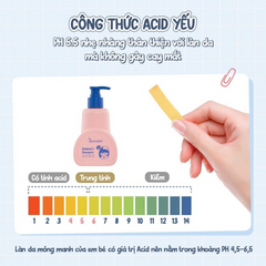 Cặp Dầu Gội Xả Trẻ Em Borome Dịu Nhẹ - Chiết Xuất Thiên Nhiên 335ml & 180ml, Không Cay Mắt, An Toàn Cho Bé Từ 3 Đến 15 Tuổi