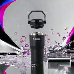 Cốc Giữ Nhiệt Zebra Jiffy II 770ml Có Quai Cầm - Inox SUS304, Nắp Có Ống Hút Tiện Lợi, Thời Gian Giữ Nhiệt Lên Đến 12 Giờ