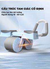 Con Lăn Tập Bụng KATA AW09 - Có Đệm Tay Chống Trơn Trượt, Phù Hợp Tập Luyện Giảm Mỡ Bụng Tại Nhà, Dụng Cụ Thể Dục Thông Minh