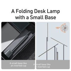 Đèn để bàn thông minh Baseus Smart Eye Series - Đèn LED gập đẹp, tiết kiệm điện, chống chói, phù hợp học tập & làm việc, màu trắng xám