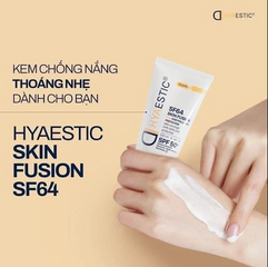 Kem Chống Nắng Hyaestic SF64 Skin Fusion SPF50+ - Bảo Vệ Da Tối Đa Trước Tia UV và Ô Nhiễm, Phù Hợp Mọi Loại Da 50ml