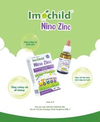 Kẽm Hữu Cơ Imochild Nino Zinc Siro 30ml - Hỗ Trợ Trẻ Sơ Sinh Ăn Ngon, Tiêu Hóa Tốt, Thúc Đẩy Sức Khỏe