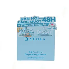 Mặt nạ ngủ dưỡng ẩm chuyên sâu Senka Deep Moist Gel Cream