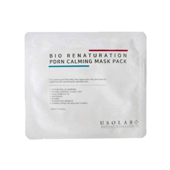 Mặt nạ tái tạo da Usolab Bio Renaturation PDRN Calming Mask Pack