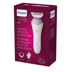 Máy cạo lông cho nữ Philips Lady Shaver BRL136/00 - Thiết kế nhỏ gọn, cạo khô và ướt, an toàn cho da, chăm sóc cá nhân hiệu quả